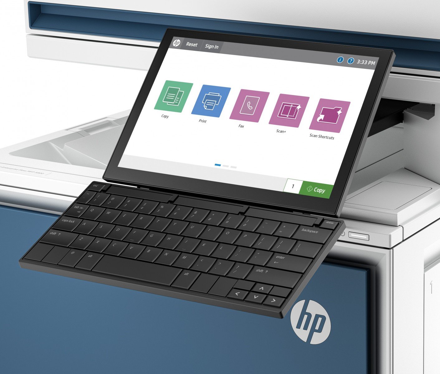 HP LaserJet Enterprise Flow MFP 5800zf MFP colour laser A4 43ppm Copy 43ppm Print 650sheets LAN imprimante laser multifonction