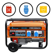 Extralink EX.30363 groupe électrogene 2800 W 15 L Essence Noir, Orange
