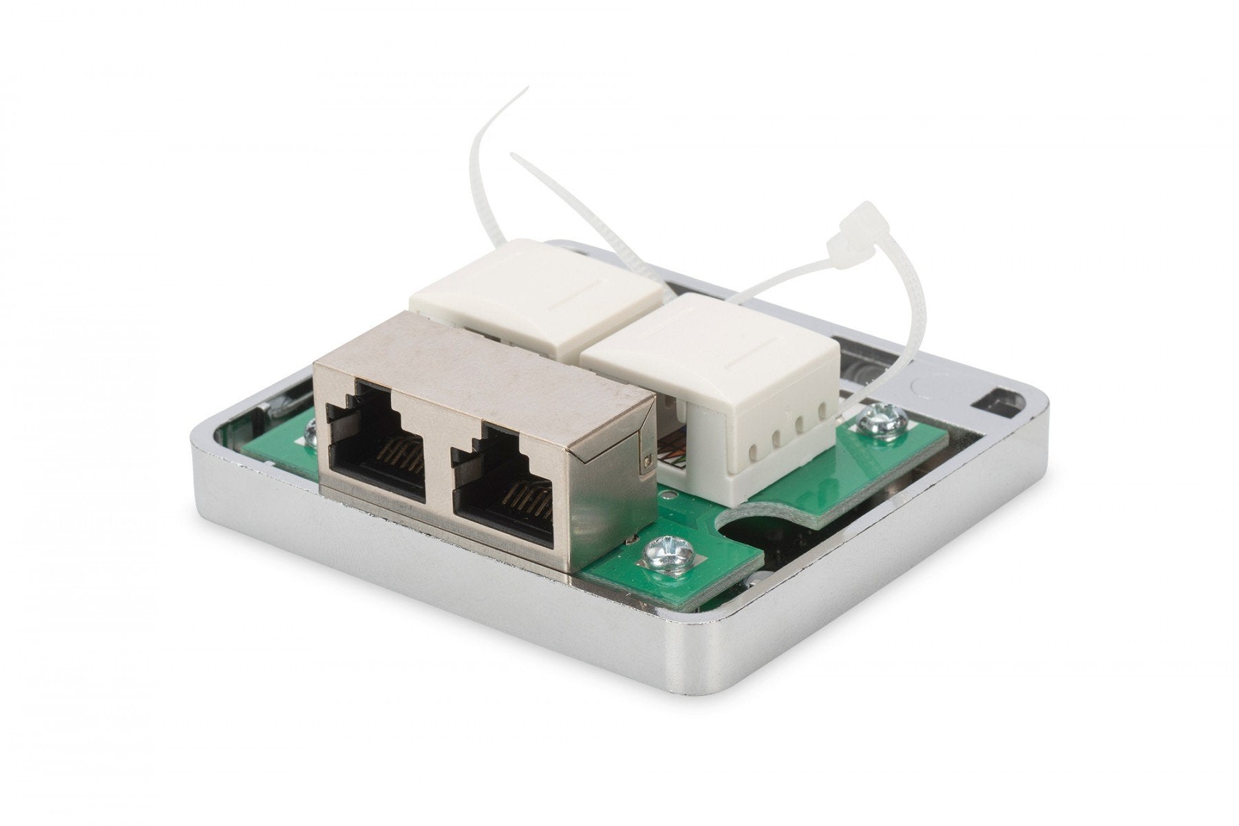 Digitus DN-93713 boitier de prise de courant RJ-45 Argent