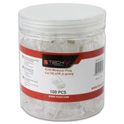 Techly IWP-JAR-C5RTY Connecteur RJ45 8P/8C Cat5e UTP, Fil, 100 pcs