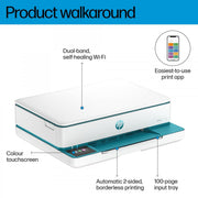 HP Envy 6122e A4 1200 x 1200 DPI 10ppm Wi-Fi AirPrint