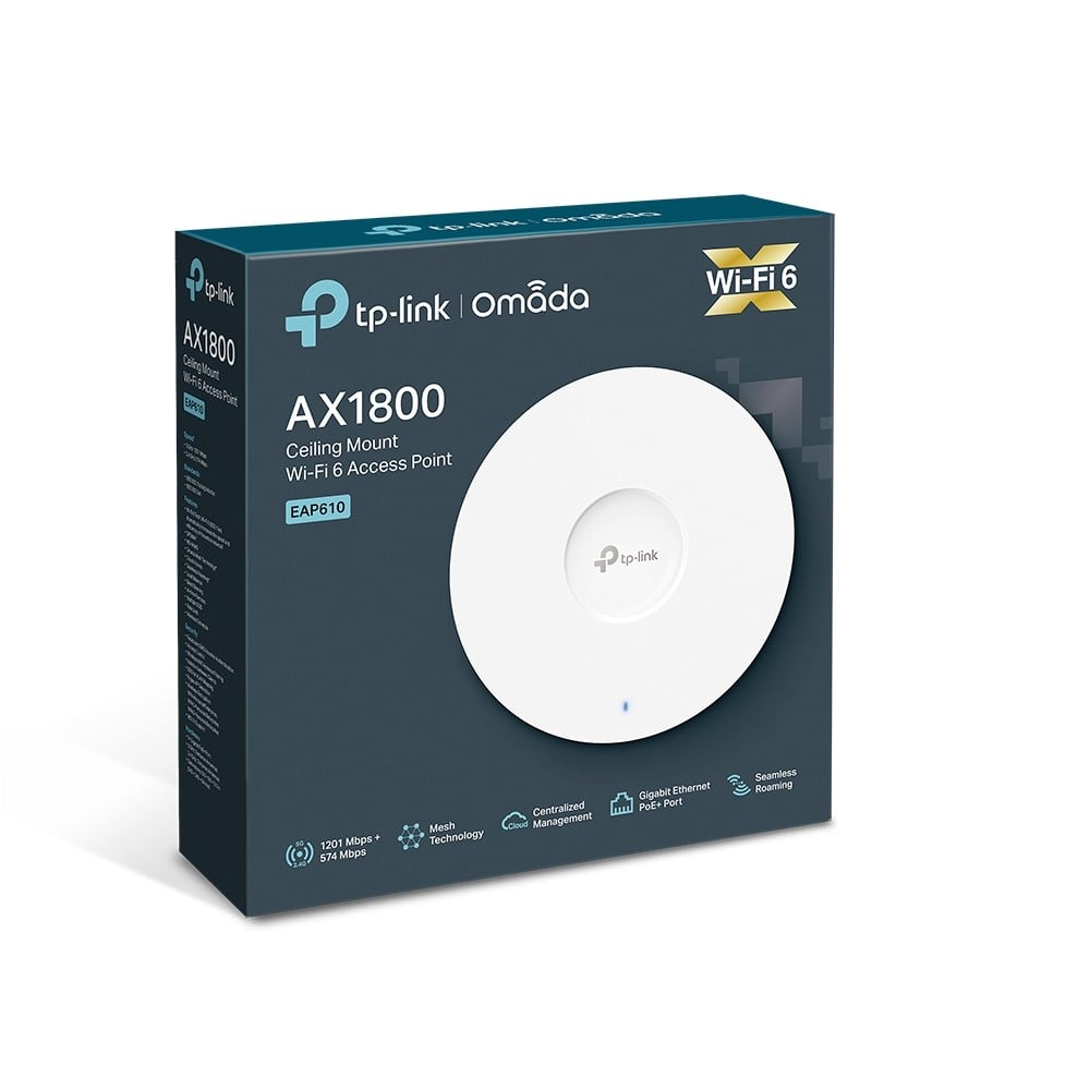 AX1800 Ceiling Mount Dual WiFi 6 Acc Pnt
