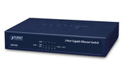 PLANET GSD-503 commutateur réseau Gigabit Ethernet (10/100/1000) Bleu