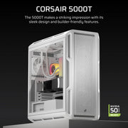 Corsair 5000T Midi Tower Blanc