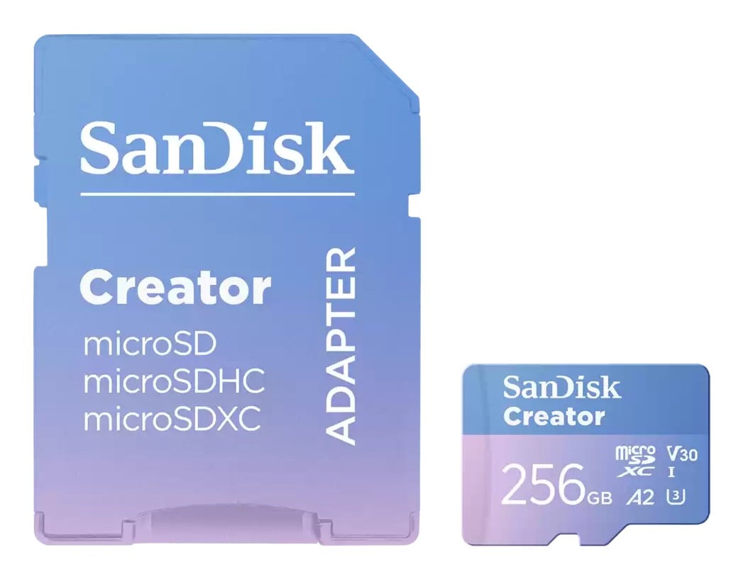 Extreme microSD 256GB+SD 190MB/s Creator
