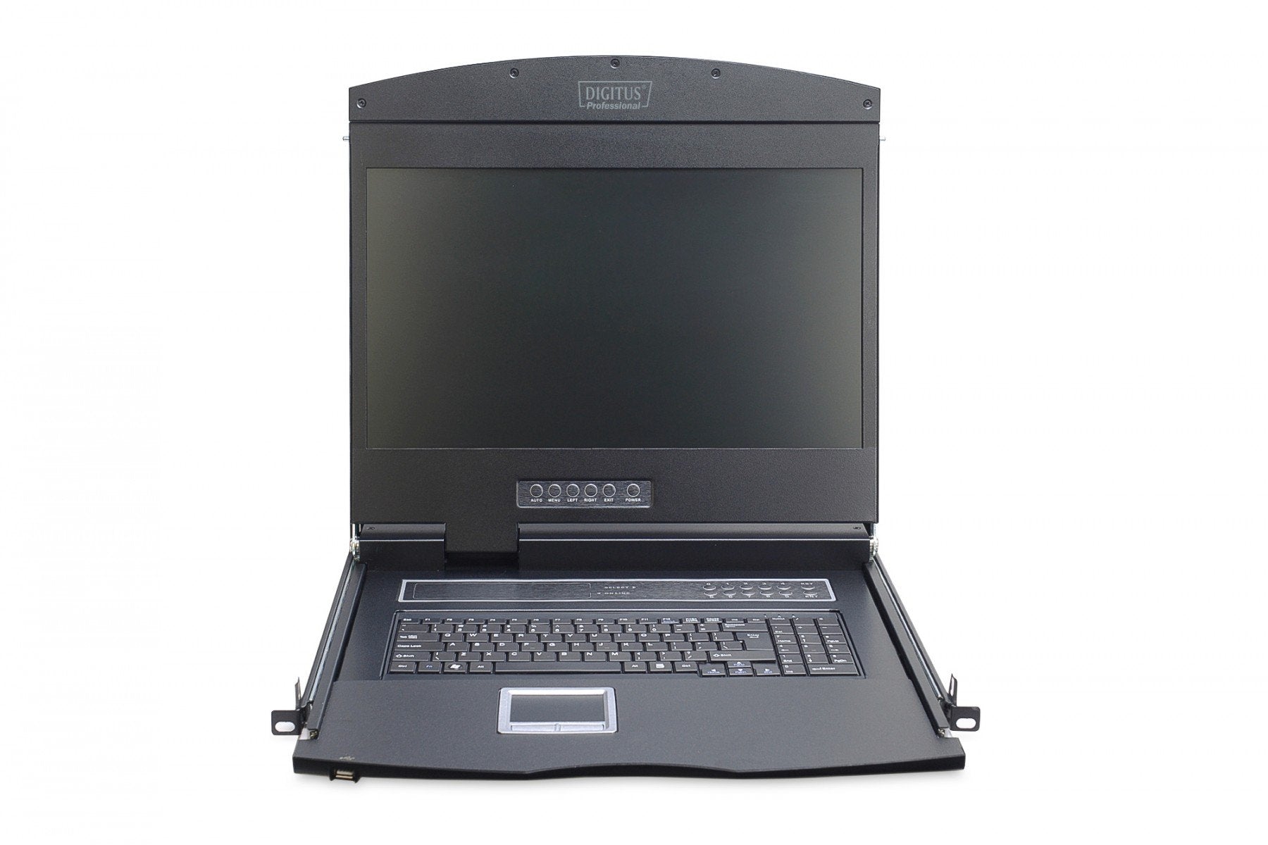 "Digitus DS-72211-3GE support d'ordinateurs 48,3 cm (19"") 1366 x 768 pixels Noir 1U"