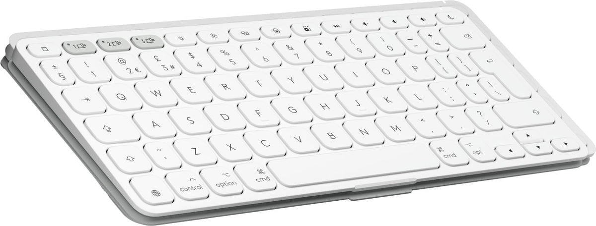 Logitech 920-013018 clavier Universel Bluetooth QWERTY US International Blanc