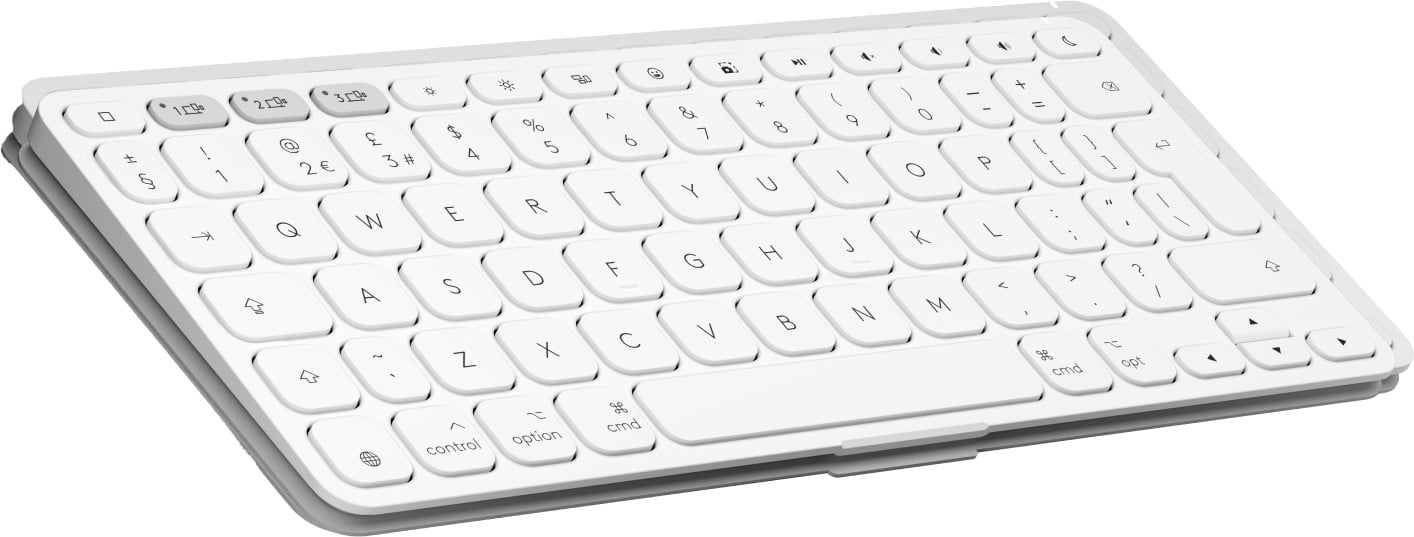 Logitech 920-013018 clavier Universel Bluetooth QWERTY US International Blanc