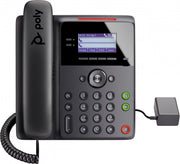 HP Poly Edge B30 IP Phone and PoE-enabled téléphone fixe Noir 4 lignes LCD