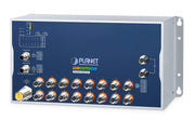 PLANET ITS-6326-16P2T-WV commutateur réseau Géré L3 Aluminium, Bleu