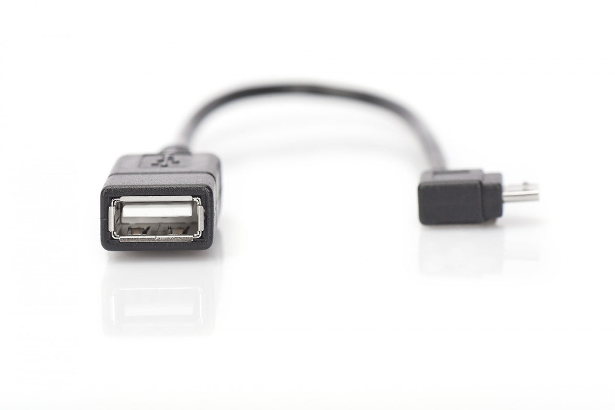 Digitus AK-300313-002-S câble USB USB 2.0 Micro-USB B USB A Noir