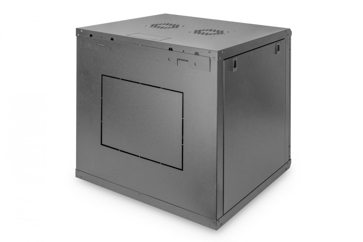 Digitus DN-19 12U-6/6-EC-SW étagere Rack monté sur le mur Noir