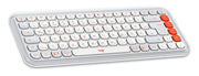 Logitech POP Icon Keys clavier Universel Bluetooth QWERTZ Allemand Blanc
