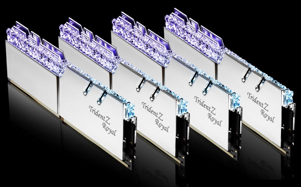 G.Skill Trident Z Royal F4-3200C16Q-64GTRS module de mémoire 64 Go 4 x 16 Go DDR4