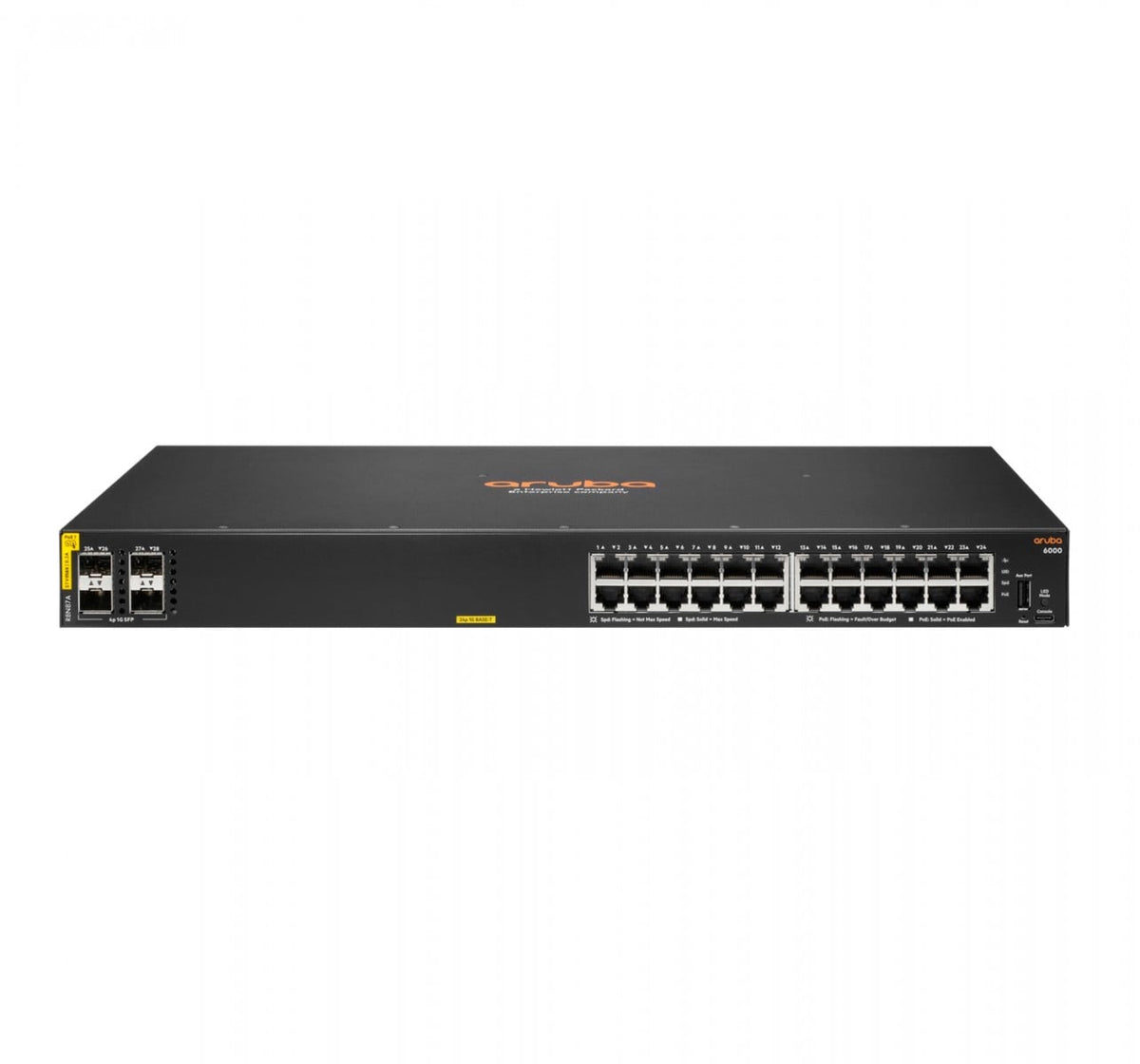 HPE Aruba 6000 24G CL4 4SFP Switch Europe - English localization