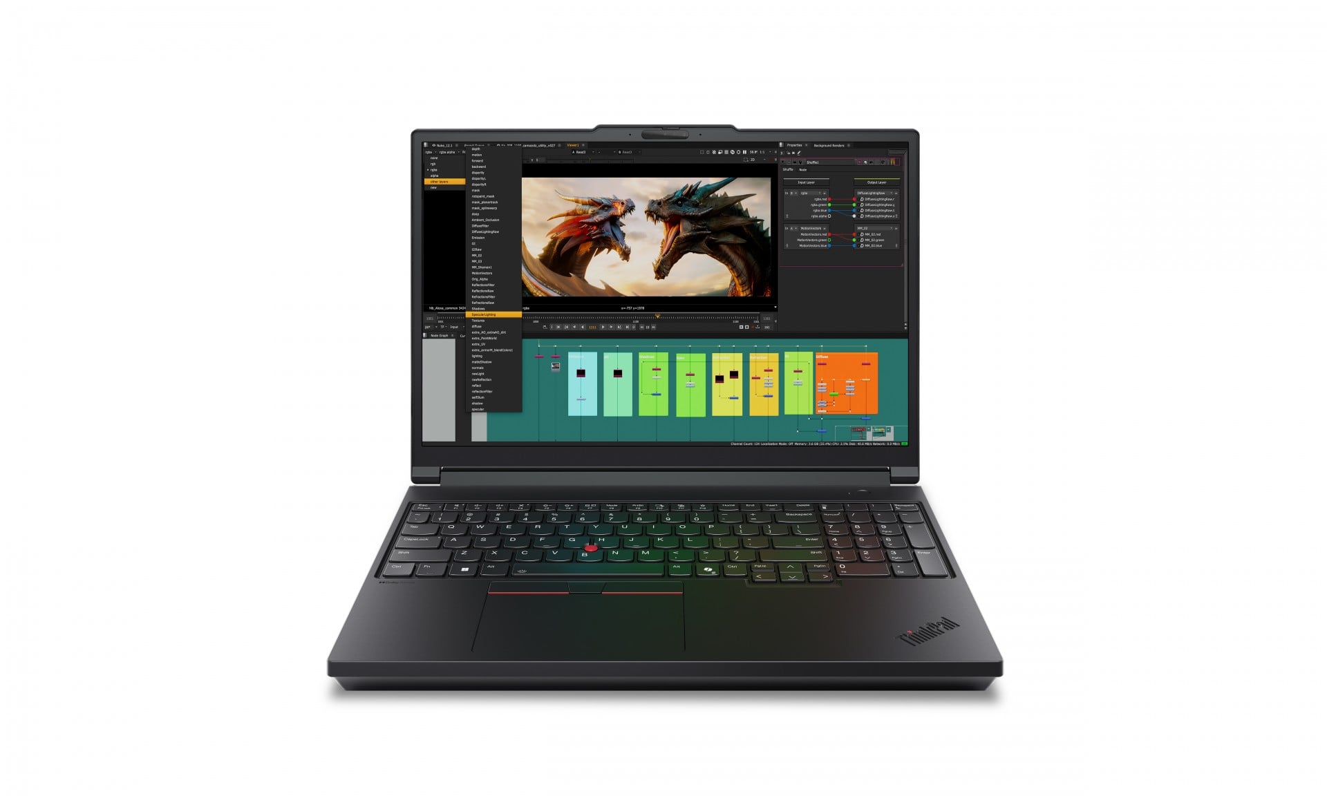 "Lenovo ThinkPad P16 Gen 3 Intel Core Ultra 9 275HX Station de travail mobile 40,6 cm (16"") WUXGA 64 Go DDR5-SDRAM 1 To SSD NVIDIA RTX PRO 3000 Blackwell Wi-Fi 7"