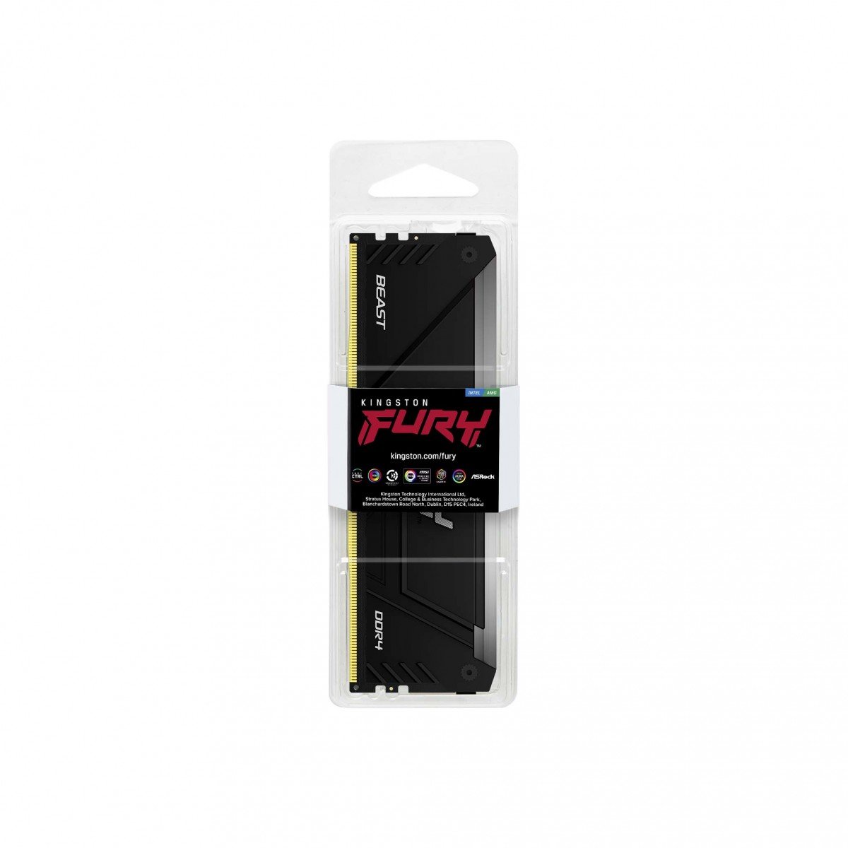 KINGSTON 8Go 3200MT/s DDR4 CL16 DIMM FURY Beast RGB