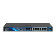 BCS BCS-B-SP24G-2SFP-M Commutateur PoE géré 24 ports 1Gbps avec technologie exPoE