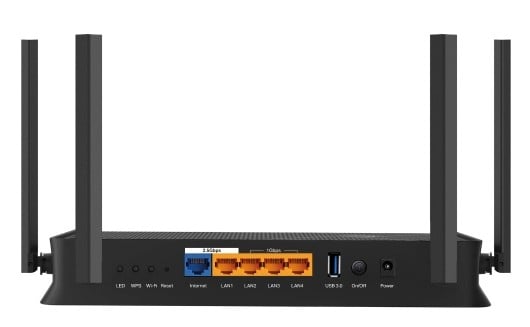 TP-Link Archer BE3600 routeur sans fil 2.5 Gigabit Ethernet Bi-bande (2,4 GHz / 5 GHz) Noir