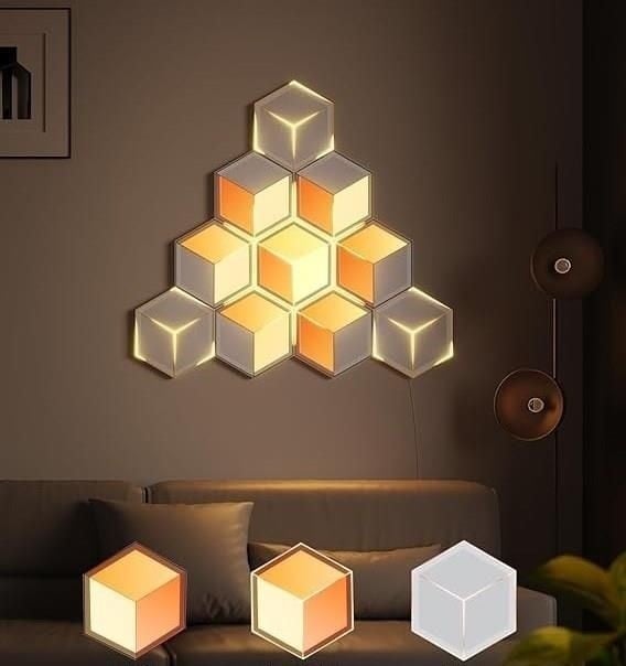Govee H606A Glide Hexagon Light Panels Ultra 7-pack | Éclairage LED | RGBIC, 2.4GHz Wi-Fi, Bluetooth