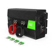 Green Cell INV18 adaptateur de puissance & onduleur Auto 1000 W Noir
