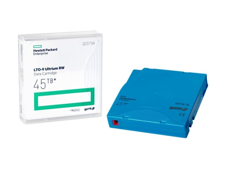 HPE LTO-9 45TB RW Non Custom Label Pack