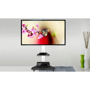 "Techly ICA-TR3WH Support TV mobile 37-70"" jusqu'a 40kg réglable 2 étageres"