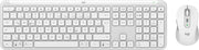 Logitech 920-012484 clavier Souris incluse Bureau RF sans fil + Bluetooth QWERTZ Allemand Blanc