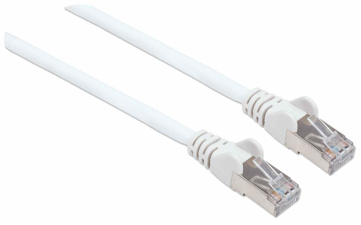 Intellinet 741439 câble de réseau Blanc 30 m Cat7 S/FTP (S-STP) Rond