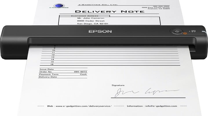 EPSON WorkForce ES-50 Sheetfed scanner Contact Image Sensor CIS A4 600x600dpi 300scans/d USB 2.0