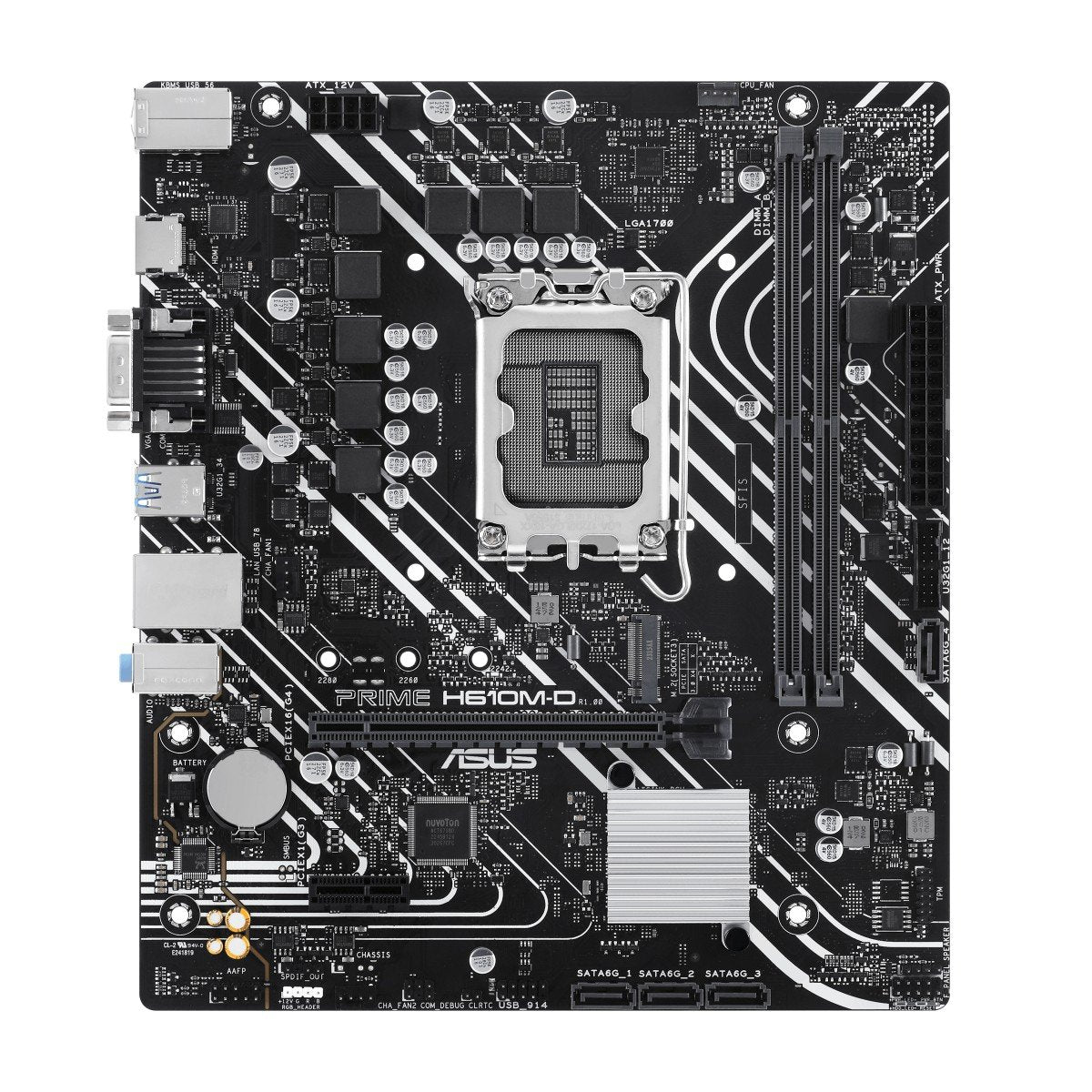 ASUS PRIME H610M-D LGA 1700 2DDR5 microATX 4xSATA MB 1xHDMI 2.1 1xD-Sub 1xM.2