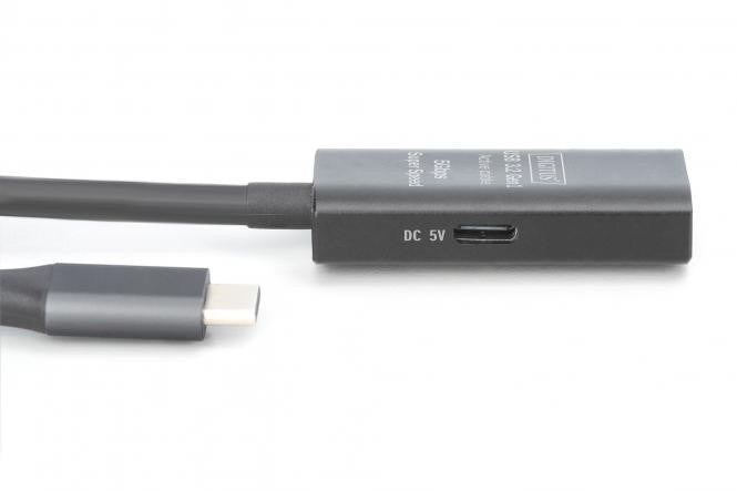 Câble d'extension actif, USB 3.2 5Gbps, USB-C - USB-A, 10m