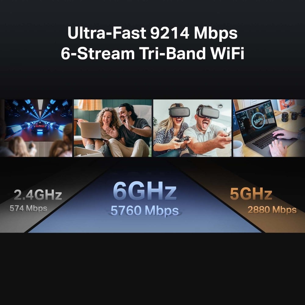 TP-LINK BE9300 Tri-Band Wi-Fi 7 Router