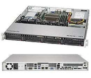 Supermicro CSE-813MFTQC-350CB unité centrale Support Noir 350 W