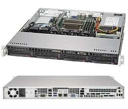 Supermicro CSE-813MFTQC-350CB unité centrale Support Noir 350 W