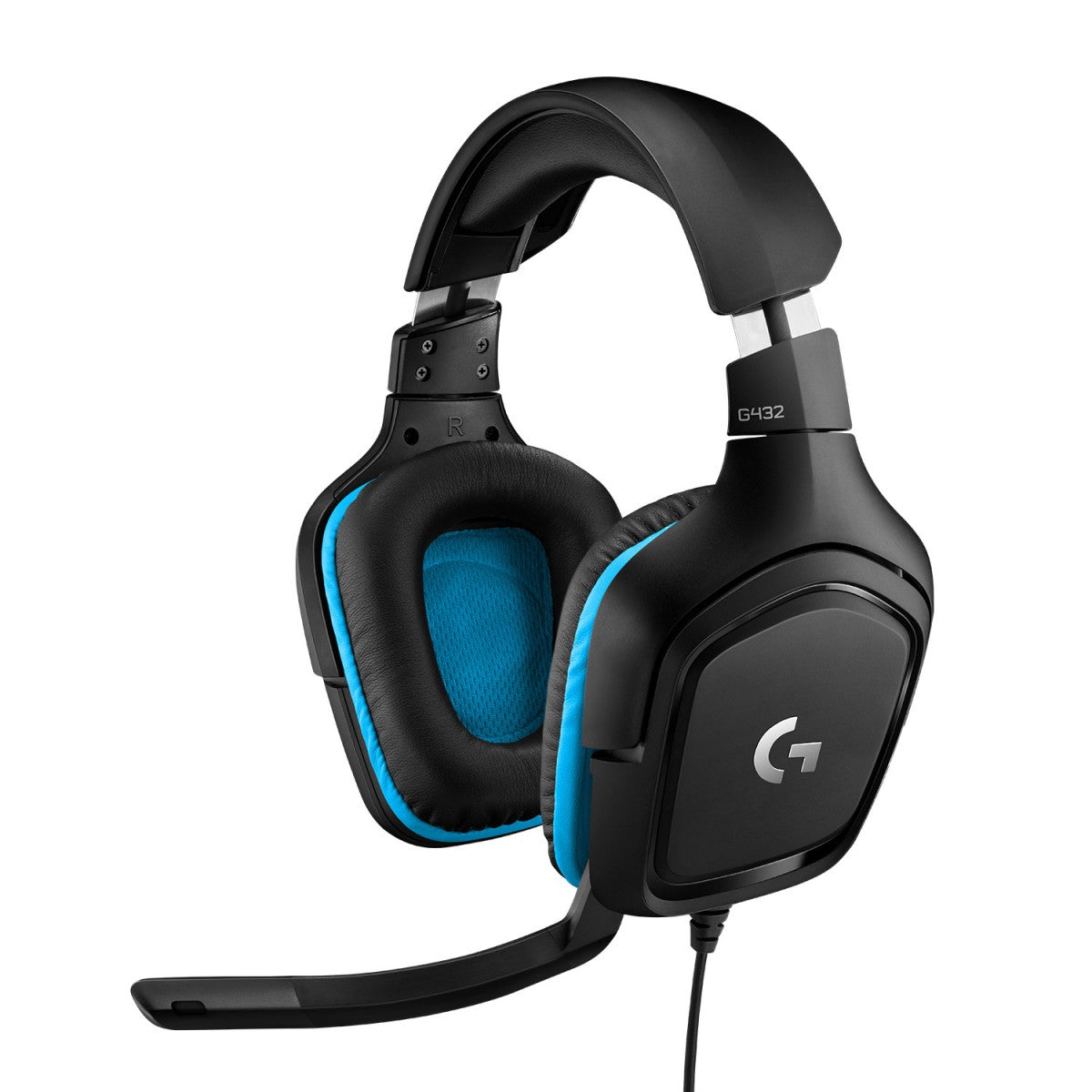 LOGITECH Gaming Headset G432 Headset 7.1 channel full size wired USB 3.5 mm jack black