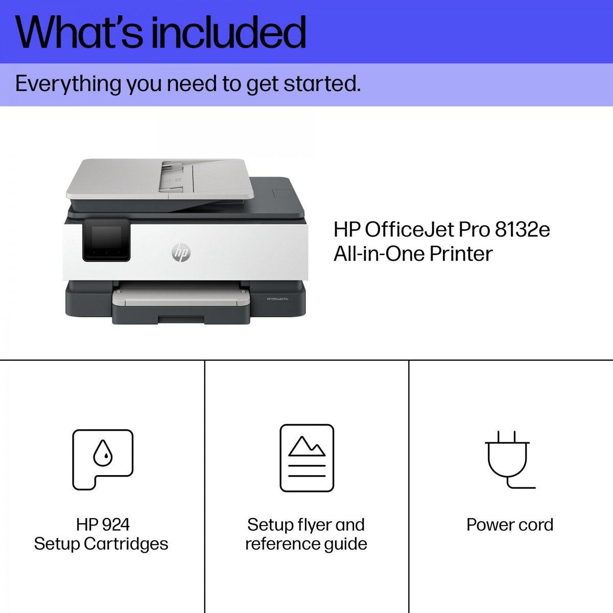 HP OfficeJet Pro 8132e A4 Duplex 1200 x 1200 DPI 20ppm Wi-Fi AirPrint
