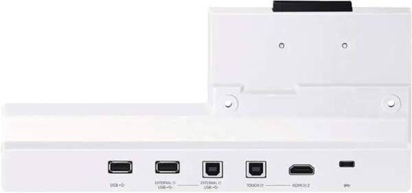SAMSUNG Flip WMF-X only 55/65p Digital Flipboard Optional Connectivity Tray USB In/Out USB Touch Out 2 HDMI in-2 USB-C 15W