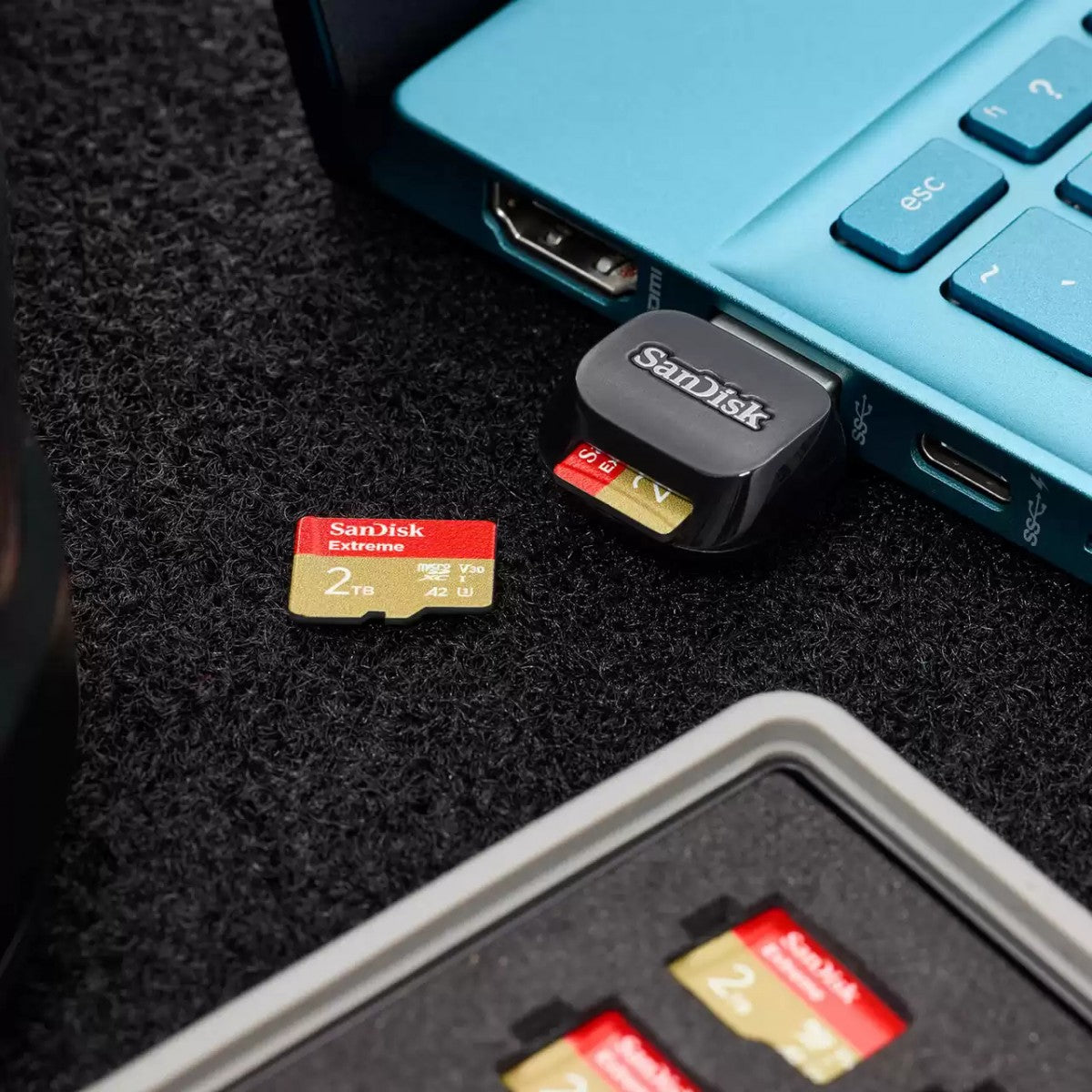 QuickFlow microSD Card USB-A Reader
