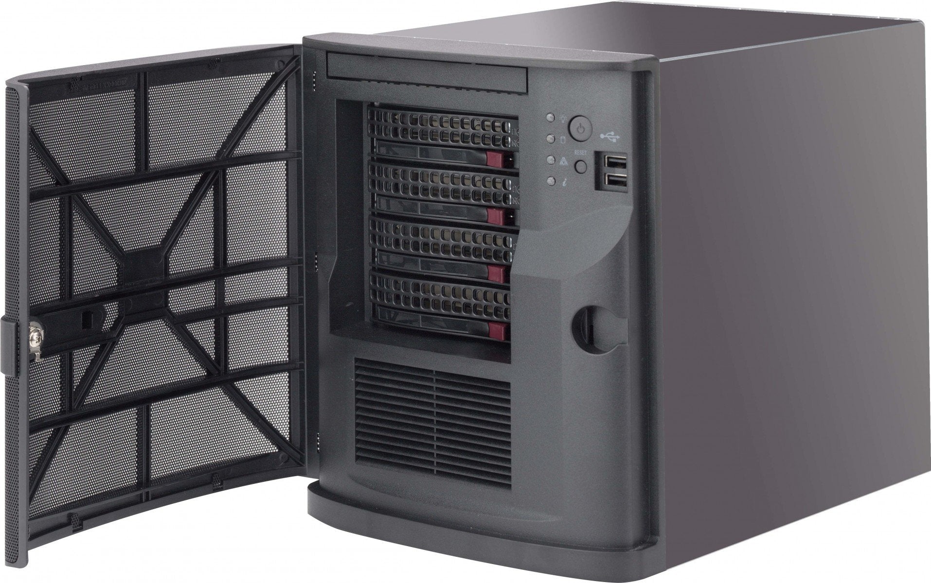 Supermicro CSE-721TQ-350B2 unité centrale Mini Tower Noir 350 W