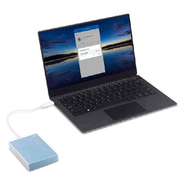 Disque dur externe Seagate One Touch 2 To Micro-USB B 3.2 Gen 1 (3.1 Gen 1) Bleu
