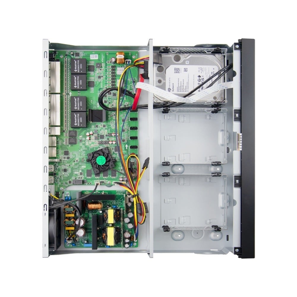 BCS BCS-U-NVR3206-A-4K-16P(8To) Enregistreur IP 32 canaux avec disque dur de 8 To et commutateur PoE 16 ports 120W