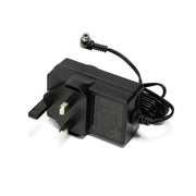24v 1.2A power supply, right angle UK plug