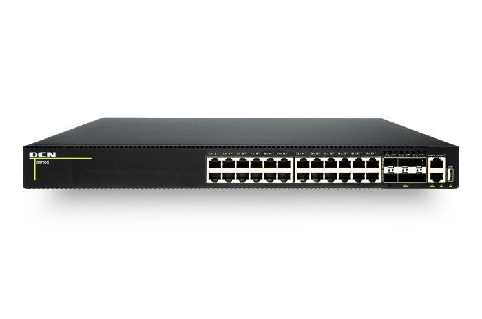 DCN Europe S5750X-24NT6X-SI 24x100/1000/2500Base-T + 6x10GBase-X SFP+