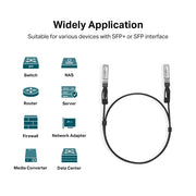 TP-Link Omada TL-SM5220-1M câble InfiniBand et a fibres optiques SFP+ DAC Noir
