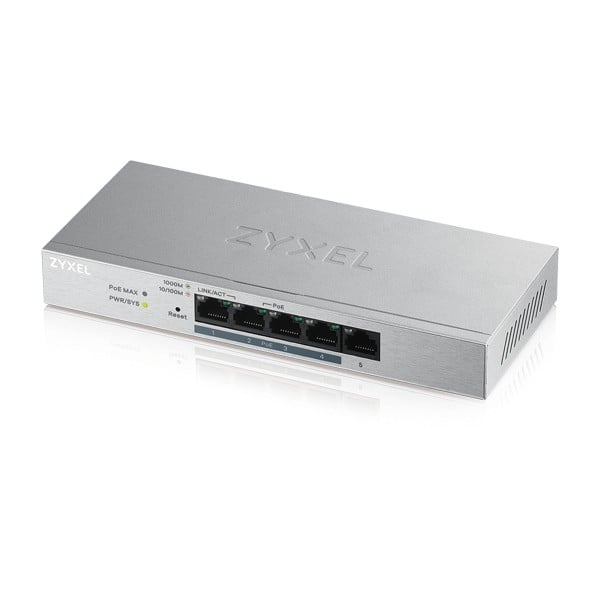 Zyxel GS1200-5HP V2 5 Port Gigabit PoE+