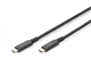 Digitus AK-300343-008-S câble USB USB4 Gen 2x2 USB C 40 Gbit/s 100 W Noir