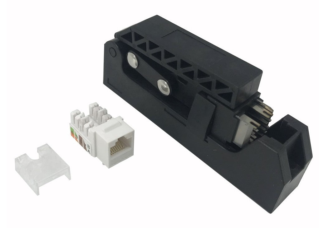 Techly IWP-KIT-C6U90 Ensemble de 24 modules Keystone Cat6 UTP avec outil de sertissage