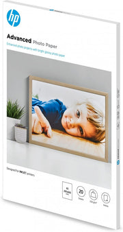 HP original Advanced glossy photo paper white Ink cartridge Q8697A 250g/m2 A3 20 sheets 1-pack