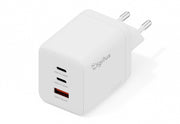 Digitus DA-10304 Chargeur mural GaN II 100W | 2x USB-C, 1x USB-A | PD 3.0, QC 3.0 | Blanc